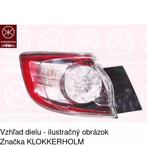 Zadné svetlo 4542886E /POLCAR/ - obr. 1