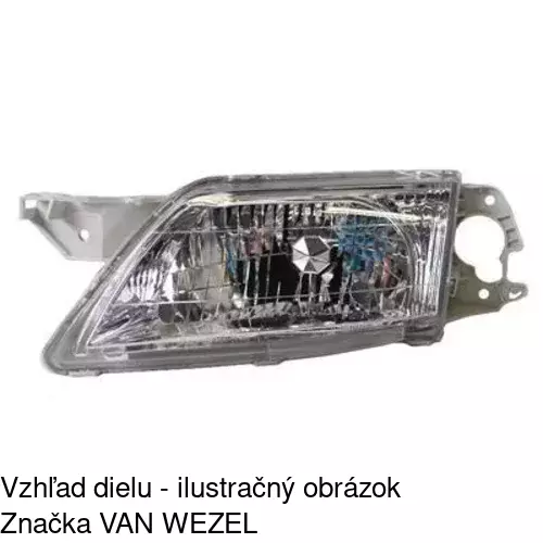 Hlavný reflektor 4555092E /POLCAR/ - obr. 1