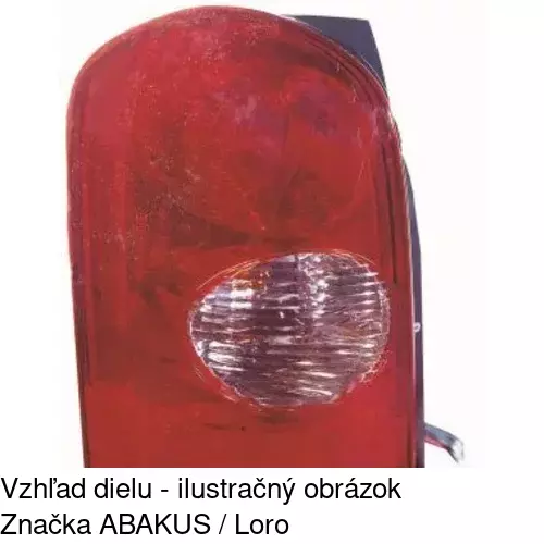 Zadné svetlo POLCAR 457987
