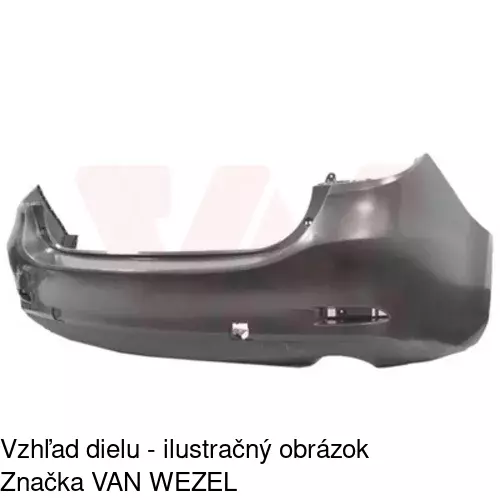 Zadný nárazník 45D196 /POLCAR/ - obr. 1