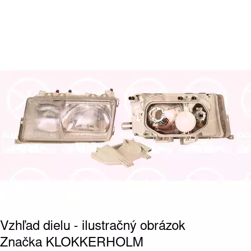 Hlavný reflektor 5001100E /POLCAR/ - obr. 1
