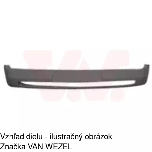 Lišta nárazníka 500207-4 /POLCAR/ - obr. 1