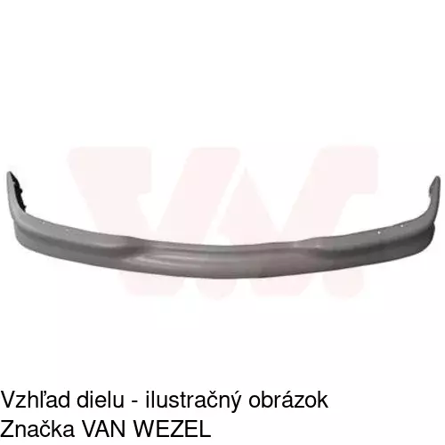 Spojler predného nárazníka 500225 /POLCAR/ - obr. 1