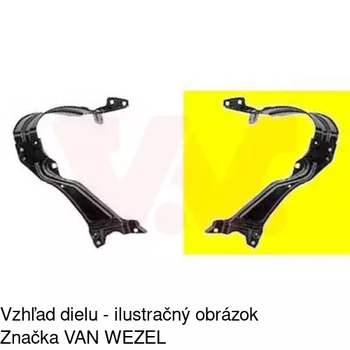 Držiak predného pásu 500304-5 /POLCAR/