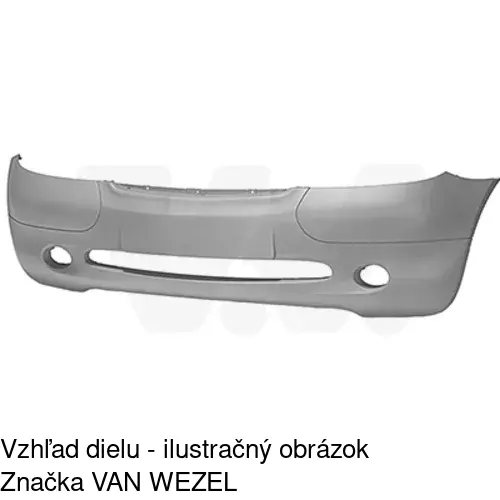 Predný nárazník POLCAR 500507