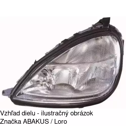 Hlavný reflektor 5005092E /POLCAR/ - obr. 2