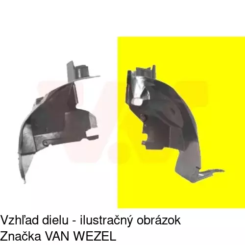 Podblatník (plast) 5005FL-2 /POLCAR/ - obr. 1
