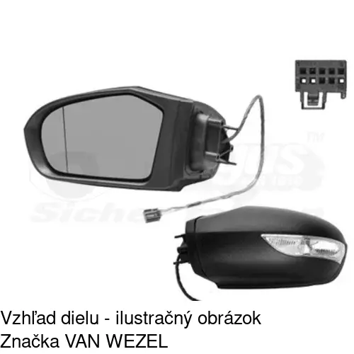 Vonkajšie zrkadlo 5006514E /POLCAR/ - obr. 5
