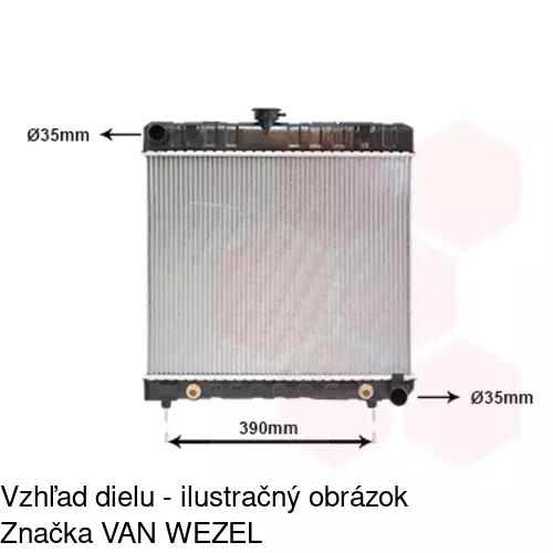 Chladiče vody 501308-2 /POLCAR/ - obr. 1