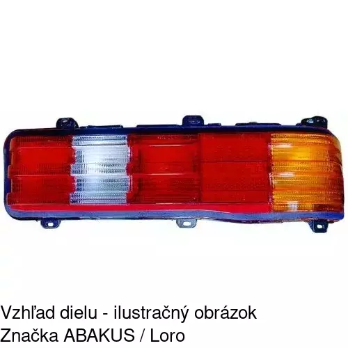 Zadné svetlo 501387-E /POLCAR/ - obr. 1