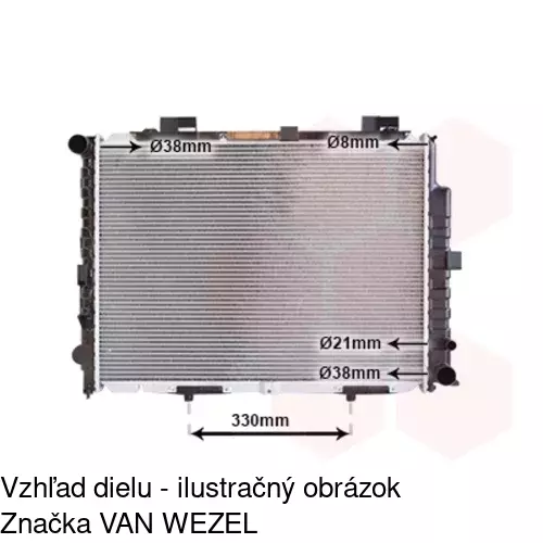 Chladiče vody 501508-8 /POLCAR/ - obr. 3