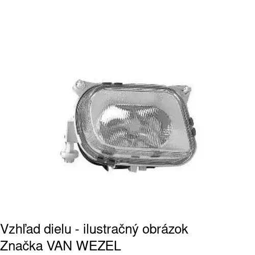 Hmlové svetlo - predné 5015290E /POLCAR/ - obr. 3