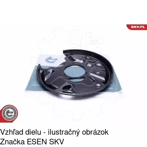 Brzdovy štít 5015OT-5 /POLCAR/ - obr. 2