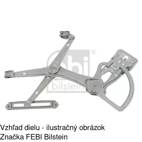 Elektrický mechanizmus okna dverí 5015PSE1 /POLCAR/ - obr. 1