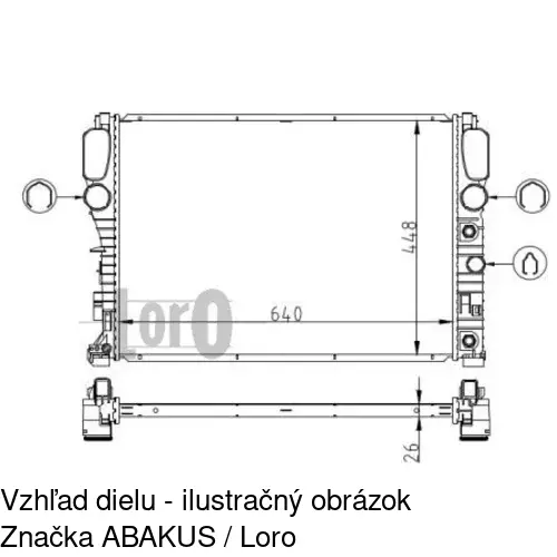 Chladiče vody 5016083X /POLCAR/ - obr. 2