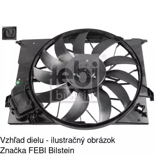Ventilátory chladičov 501723W1 /POLCAR/ - obr. 1