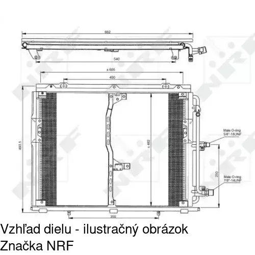 Chladiče klimatizácie 5024K8C2 /POLCAR/ - obr. 1