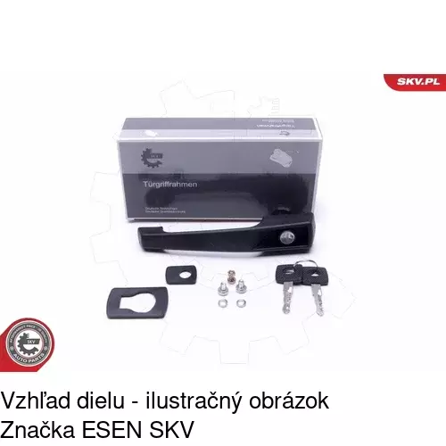 Vnútorná kľučka 5061Z-41 /POLCAR/ - obr. 1