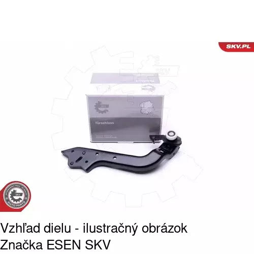 Vozík - kolieska pant posuvných dverí 5065Z-72 /POLCAR/ - obr. 2