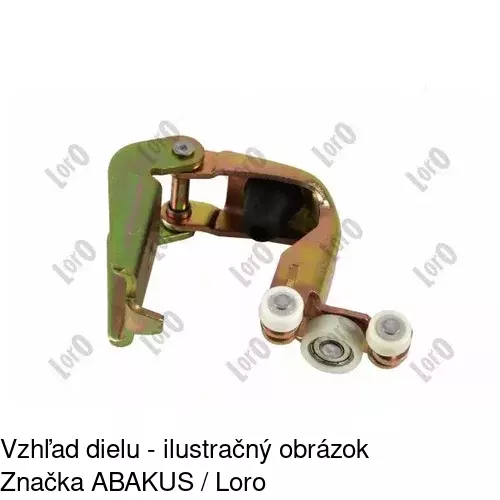Vozík - kolieska pant posuvných dverí 5065Z-73 /POLCAR/ - obr. 1