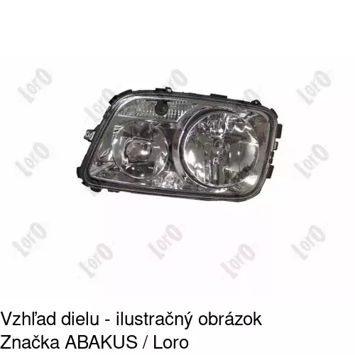 Hlavný reflektor 5083091H /POLCAR/ - obr. 1