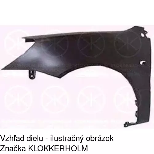 Predný blatník POLCAR 523301