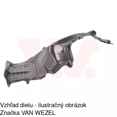 Podblatník (plast) POLCAR 5233FP1T