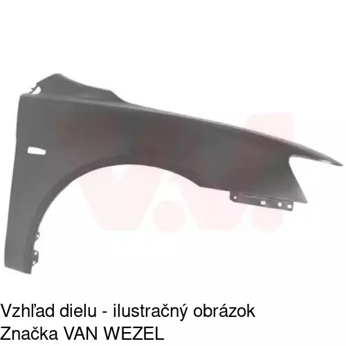 Predný blatník 523402 /POLCAR/ - obr. 2