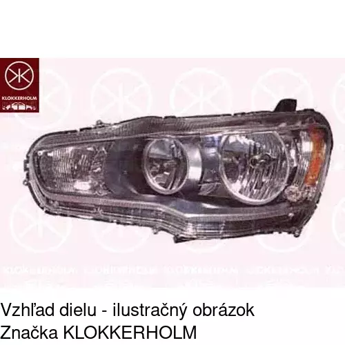 Hlavný reflektor 523410-E /POLCAR/ - obr. 1