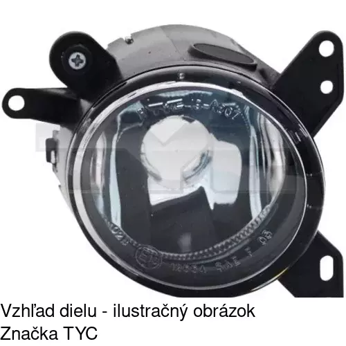 Hmlové svetlo - predné 524130-E /POLCAR/ - obr. 2