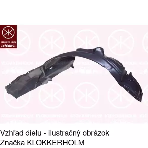 Podblatník (plast) POLCAR 5265FL1T