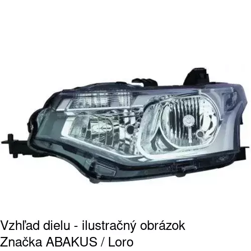 Hlavný reflektor 52X109-E /POLCAR/ - obr. 2