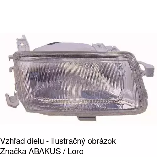 Hlavný reflektor 550709-E /POLCAR/ - obr. 3
