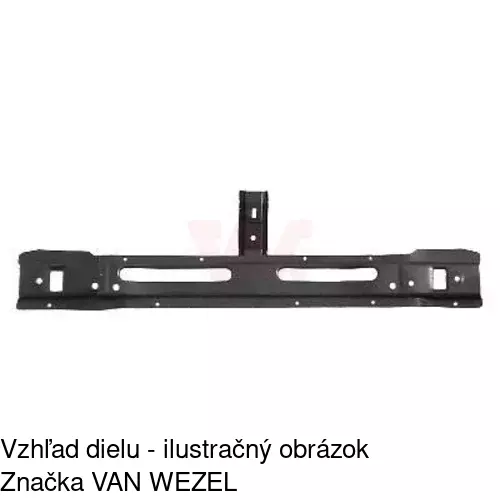 Dolný nosník predného čela 550724 /POLCAR/ - obr. 1