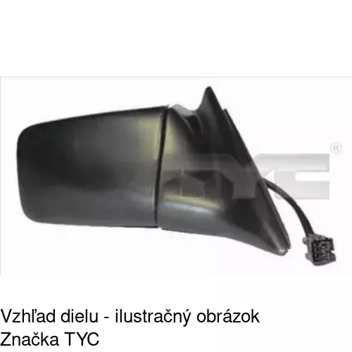 Vonkajšie zrkadlo POLCAR 5507526E