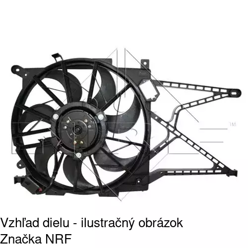 Ventilátor bez krytu / podpery 550823U2 /POLCAR/ - obr. 4