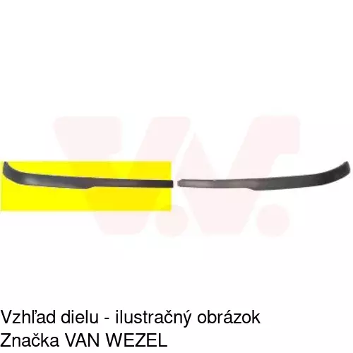 Spojler predného nárazníka 550825-2 /POLCAR/ - obr. 1