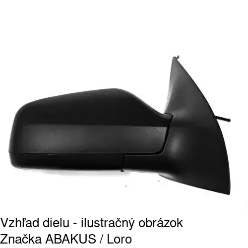 Rám vonkajšieho zrkadla 550855PE /POLCAR/ - obr. 1