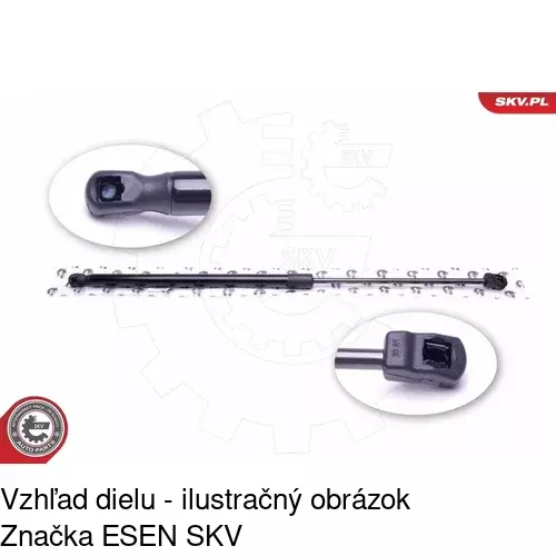 Plynová pružina 5508AB1D /POLCAR/ - obr. 4