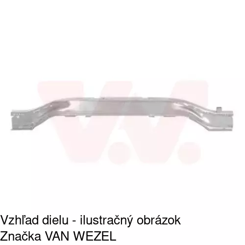 Výstuha nárazníka 550996-3 /POLCAR/ - obr. 1