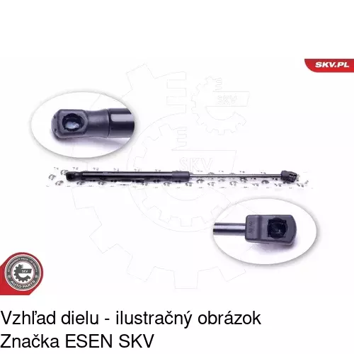 Plynová pružina 5509AB2 /POLCAR/ - obr. 4
