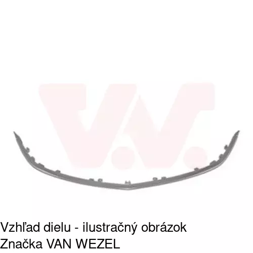 Lišta masky 551105-4 /POLCAR/ - obr. 1