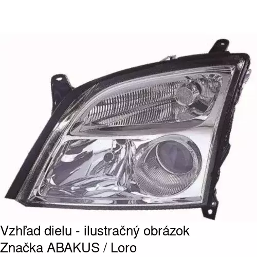 Hlavný reflektor 5518100E /POLCAR/ - obr. 3