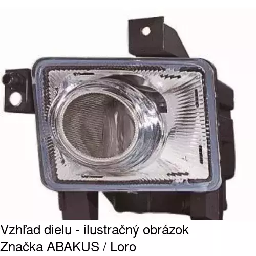 Hmlové svetlo - predné 551829-E /POLCAR/ - obr. 3