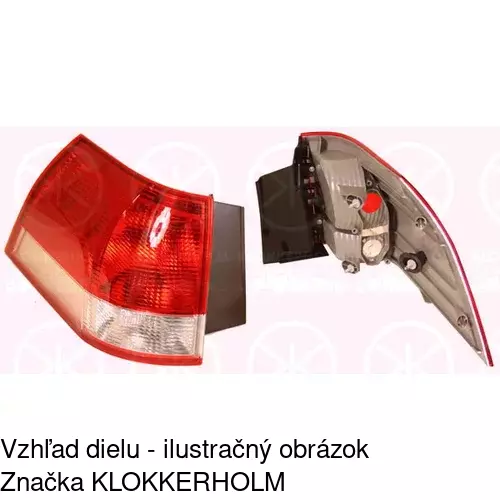 Zadné svetlo POLCAR 5518873E