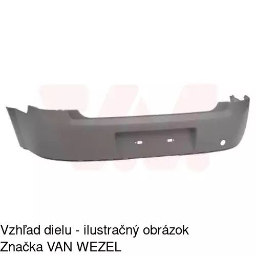 Zadný nárazník 551896-J /POLCAR/ - obr. 1