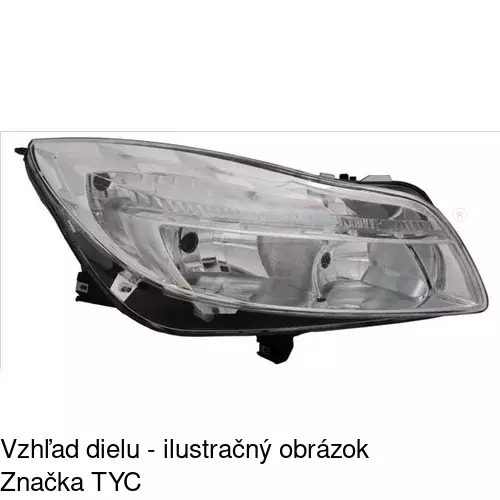 Hlavný reflektor 552010-E /POLCAR/ - obr. 1