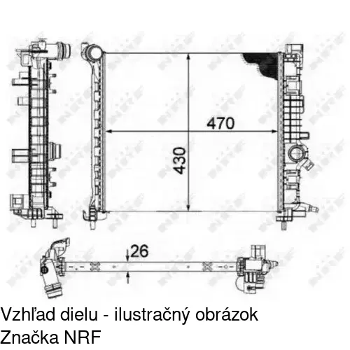 Chladiče vody 5546082K /POLCAR/ - obr. 1