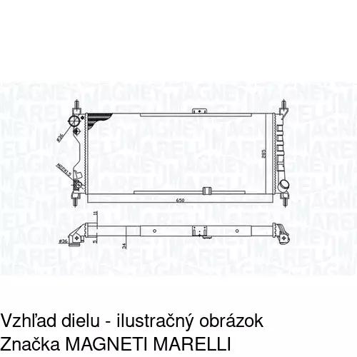 Chladiče vody 555508-3 /POLCAR/ - obr. 1