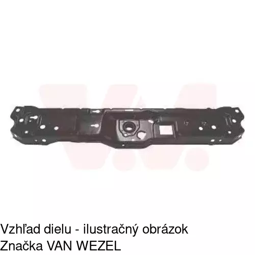 Horný nosník predného čela 555604 /POLCAR/ - obr. 2